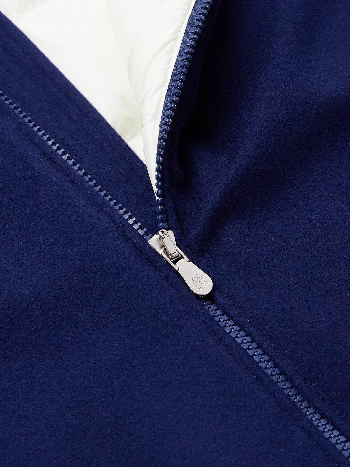 Brunello Cucinelli - Wool-Felt Down Gilet - Blue