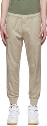 AAPE by A Bathing Ape Beige Cotton Lounge Pants