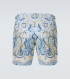 Orlebar Brown Bulldog printed swim trunks