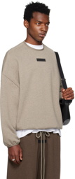 Fear of God ESSENTIALS Gray Elasticized Sweatshirt