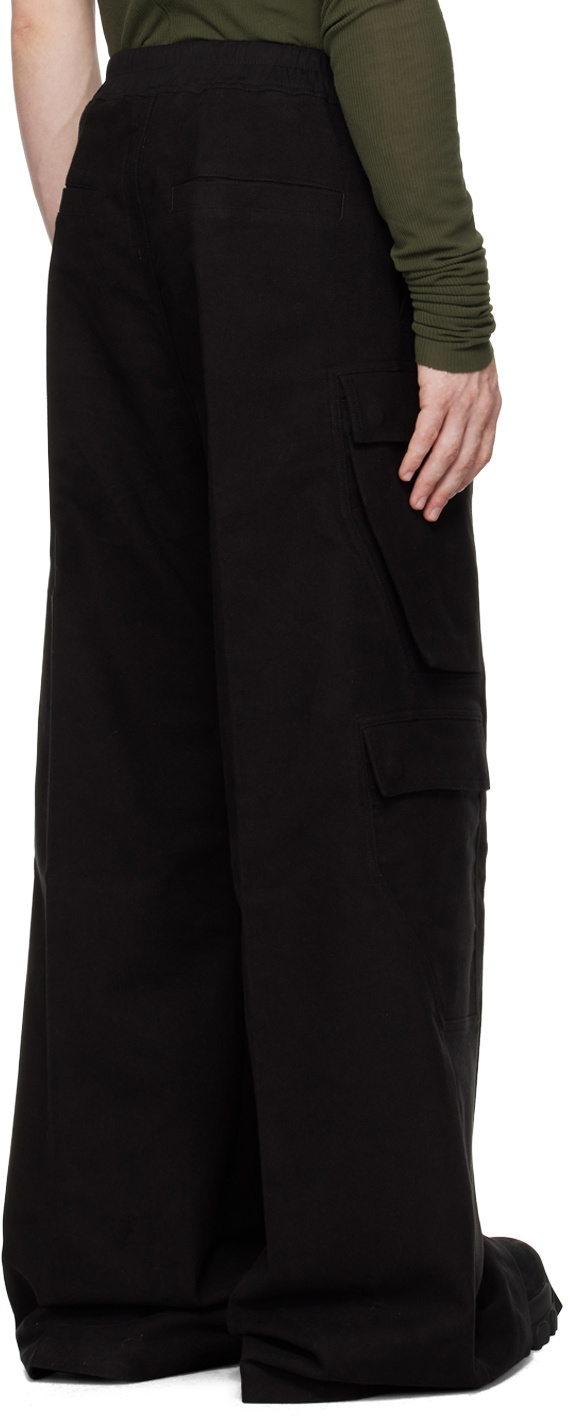 Rick Owens Black Porterville Cargobelas Cargo Pants Rick Owens