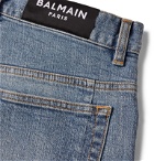 Balmain - Distressed Denim Jeans - Blue