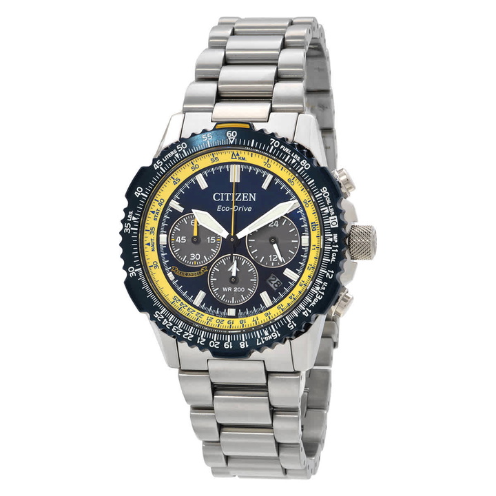 Photo: Citizen Promaster Navihawk Chronograph Blue Dial Mens Watch CA4667-53L