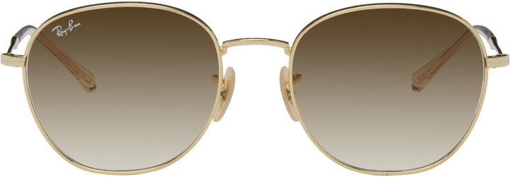Photo: Ray-Ban Gold RB3809 Sunglasses