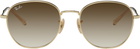 Ray-Ban Gold RB3809 Sunglasses
