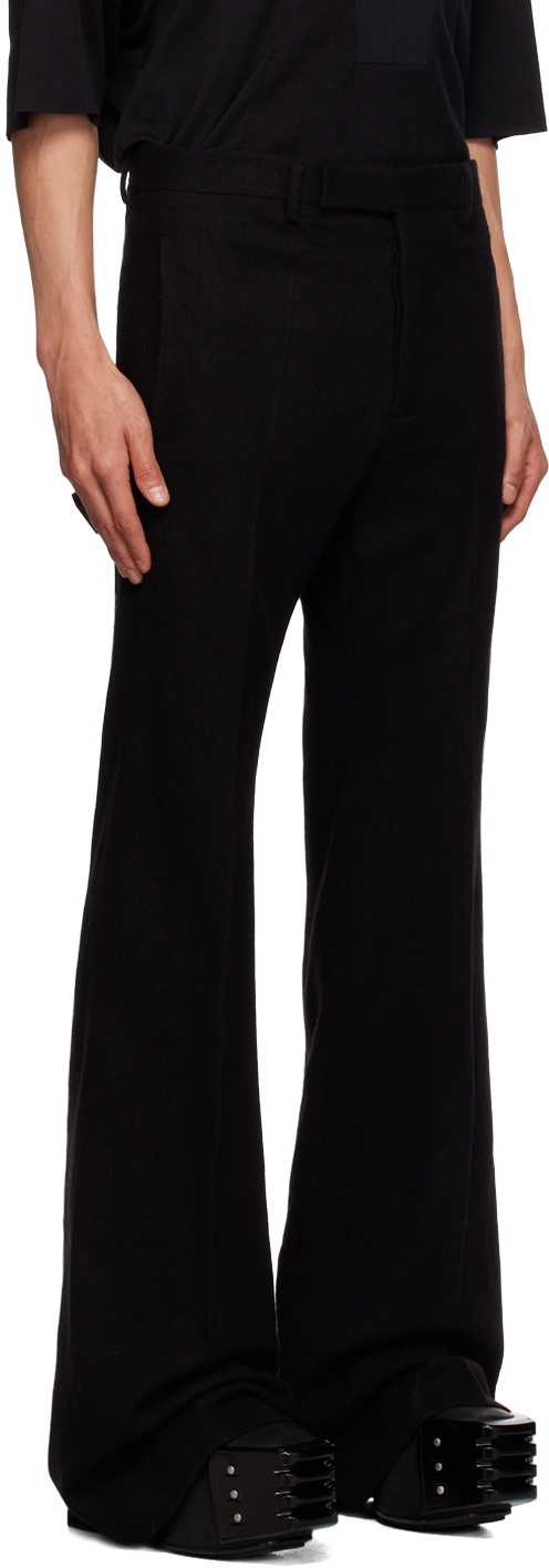 Rick Owens Black Wide Astaire Trousers Rick Owens