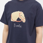Bode Men's Pony Applique T-Shirt in Midnight