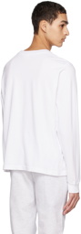 Museum of Peace & Quiet White Serif Long Sleeve T-Shirt