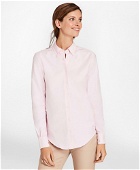 Brooks Brothers Women's Classic-Fit Supima Cotton Oxford Button-Down Shirt | Pink