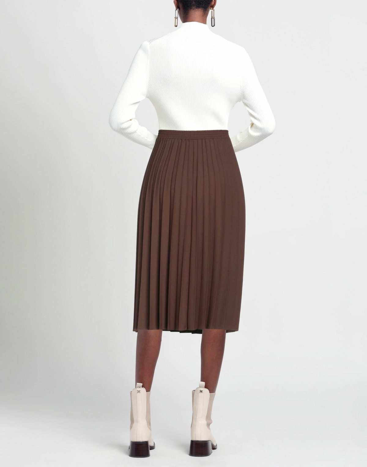 Vetements Womens Midi skirt in Brown