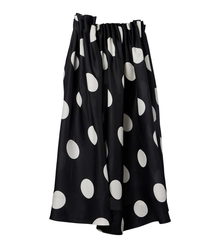 Photo: Khaite Riley polka-dot silk maxi skirt