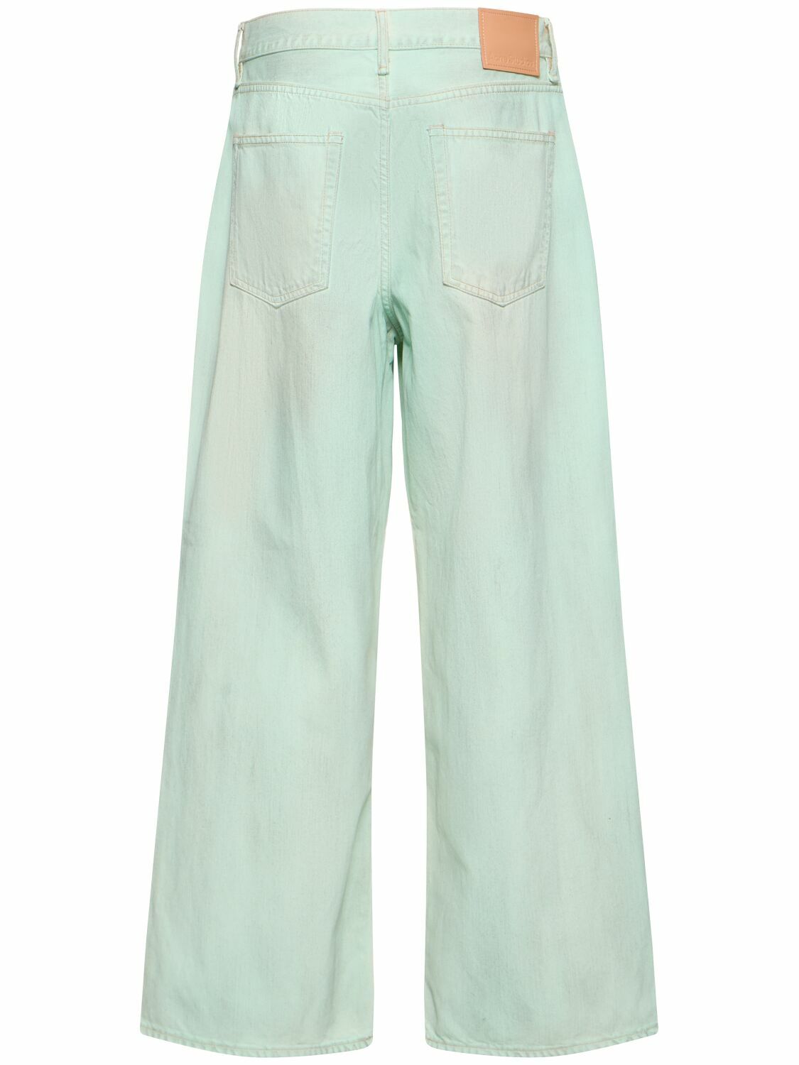 パンツ Acne 1981M FN Jeans in Traffic Mint Glow ACNE STUDIOS 1981m Fn Traffic Mint Denim Jeans Acne Studios