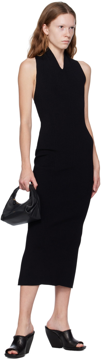 KHAITE Black 'The Amalfi' Maxi Dress Khaite