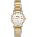 Salvatore Ferragamo Silver and Gold F-80 Classic Watch