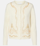 Xu Zhi Embellished wool cardigan
