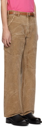 Acne Studios Brown Patch Trousers