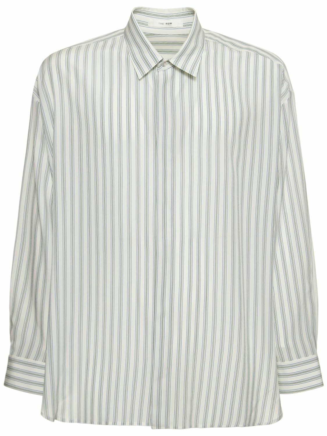 THE ROW Sisco Long Sleeve Silk Shirt The Row