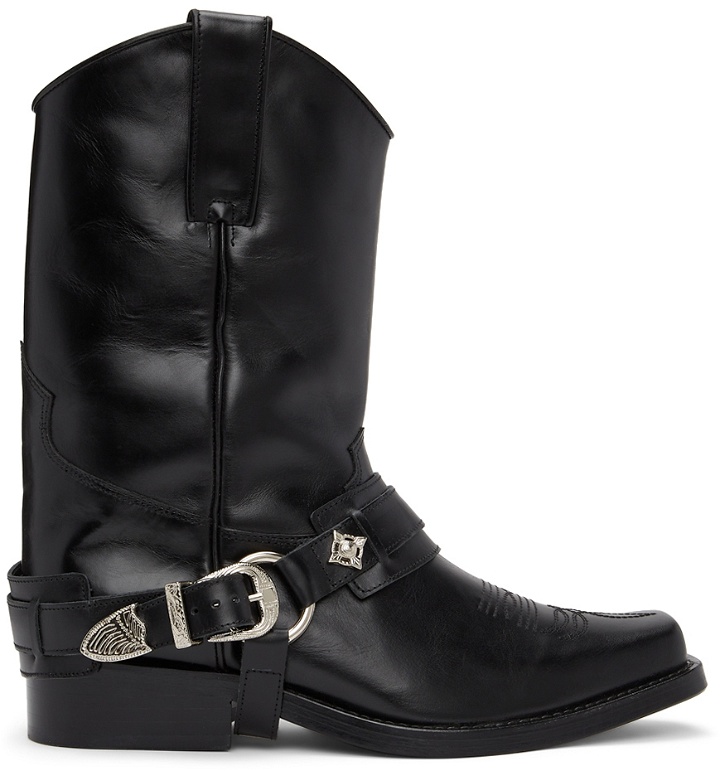Photo: Toga Virilis Black Leather Boots
