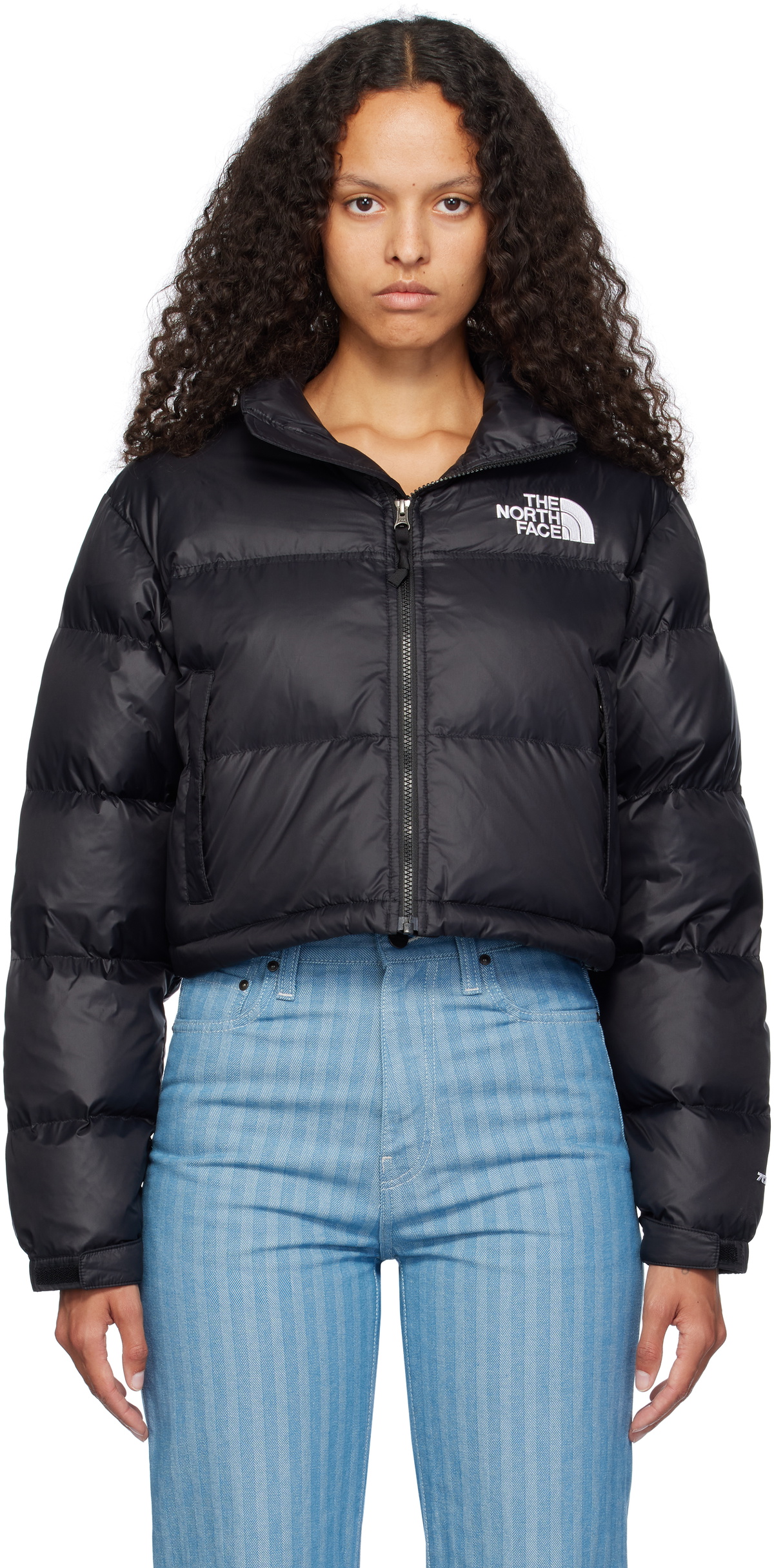The North Face Black Nuptse Short Down Jacket The North Face
