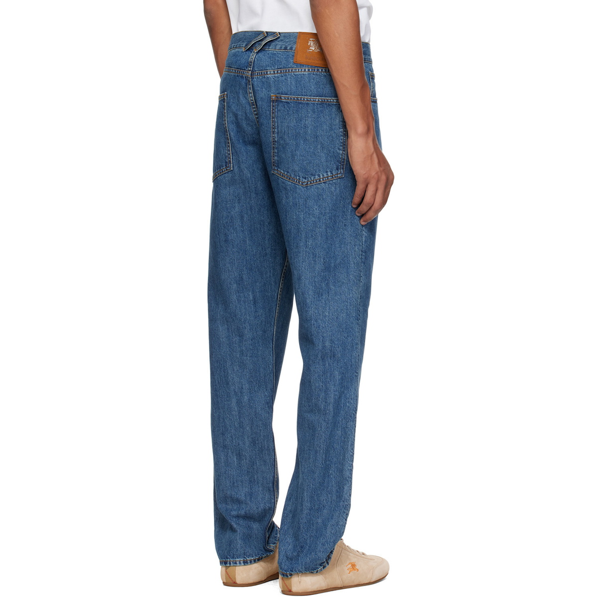 Burberry Blue Straight Jeans
