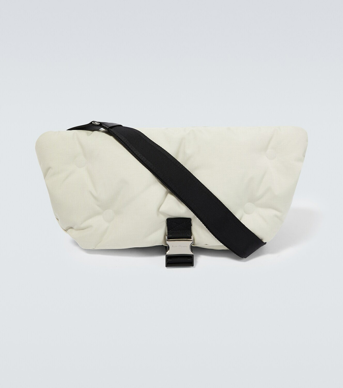 Maison Margiela White Croc Accordion Messenger Bag – BlackSkinny