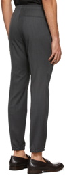 Z Zegna Grey Stretch Wool Trousers