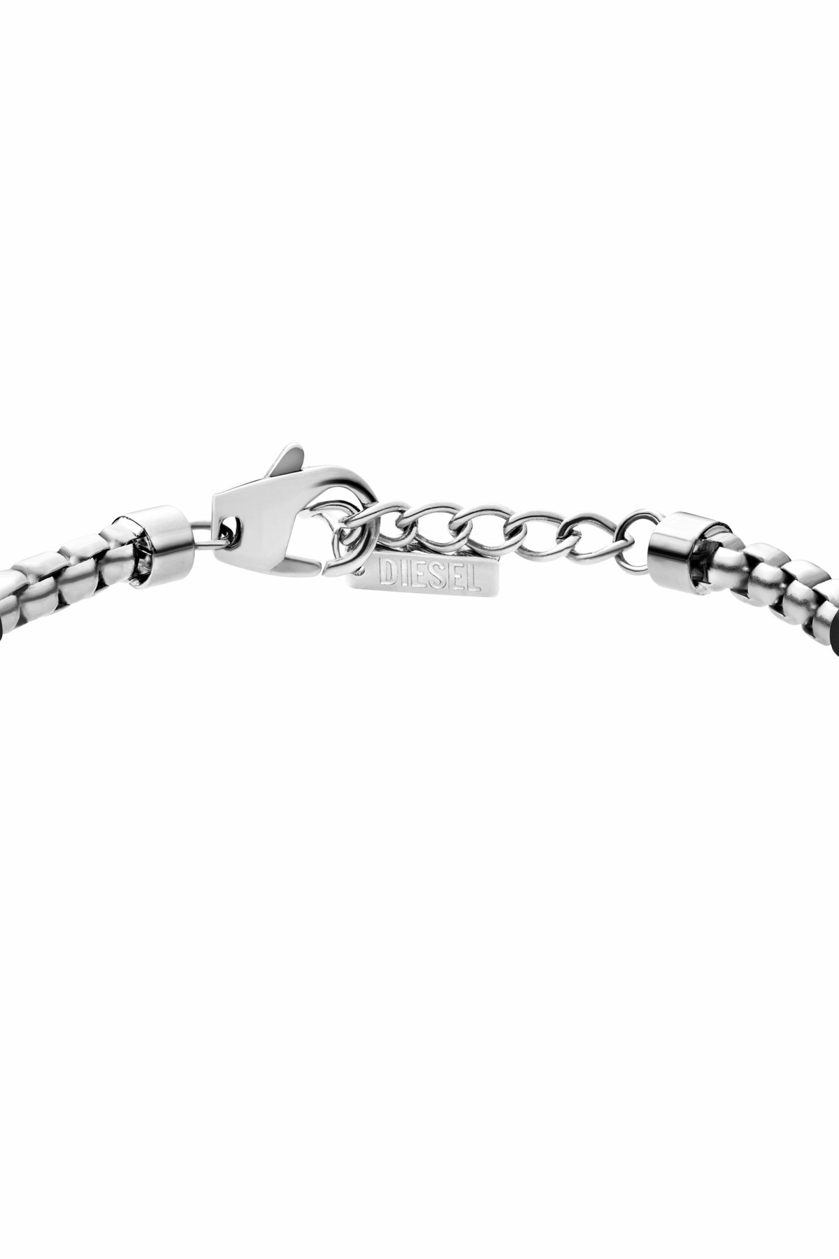Diesel Two-tone stainless steel chain bracelet - Bracelets - Unisex - Silver
