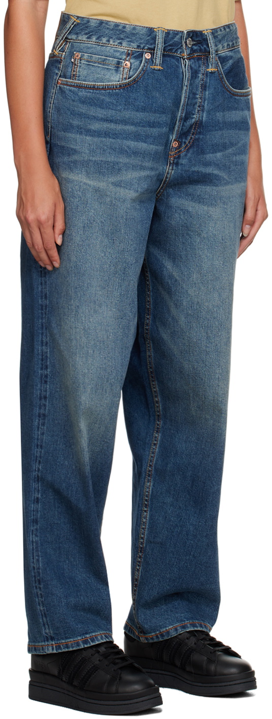 Evisu Indigo Graffiti Daicock Jeans