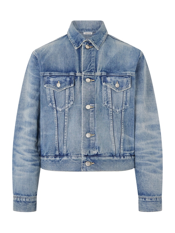 Photo: Fear of God - Denim Trucker Jacket - Blue