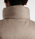Max Mara Quilted cashmere down vest