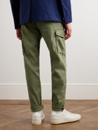 Incotex - Straight-Leg Linen-Blend Cargo Trousers - Green