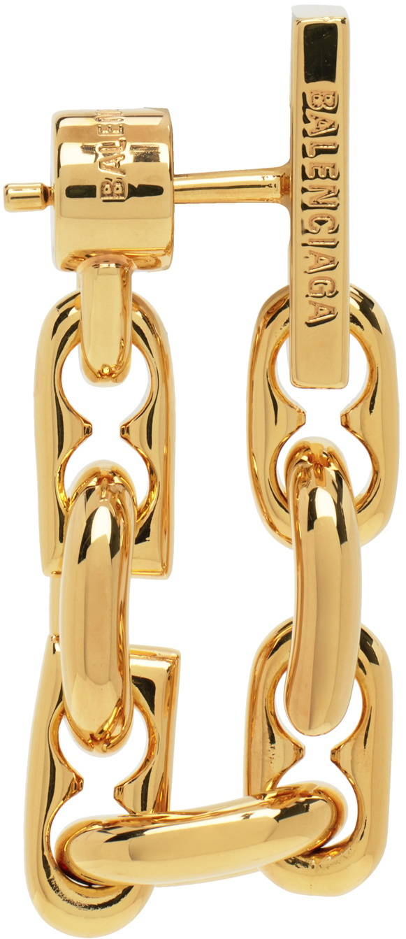 Balenciaga Gold B Chain Flex Earring Balenciaga