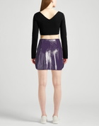 Jijil Womens Mini skirt in Purple