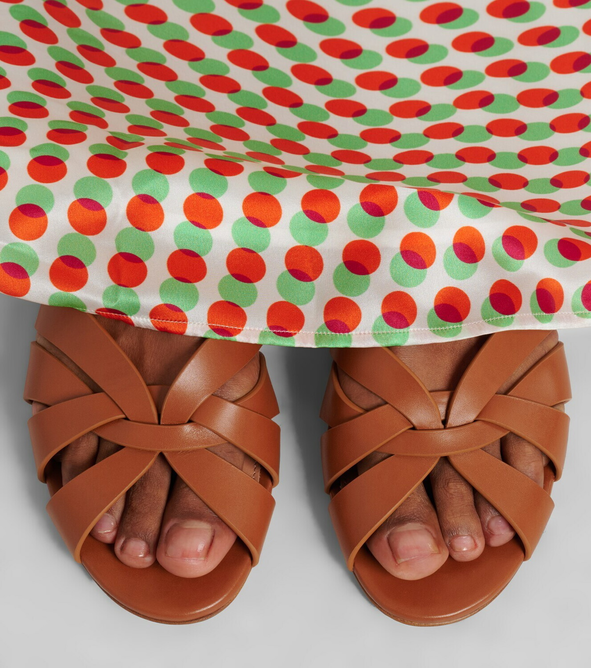 Aquazzura Copacabana leather slides