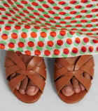 Aquazzura Copacabana leather slides