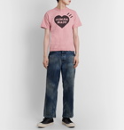 Human Made - Logo-Print Cotton-Jersey T-Shirt - Pink