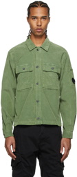 C.P. Company Green Corduroy Utility Shirt