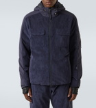 Bogner Cobe-D down-paneled ribbed-knit ski jacket