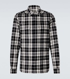 Rick Owens Plaid cotton flannel shirt