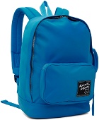Maison Kitsuné Blue 'The Traveller' Backpack