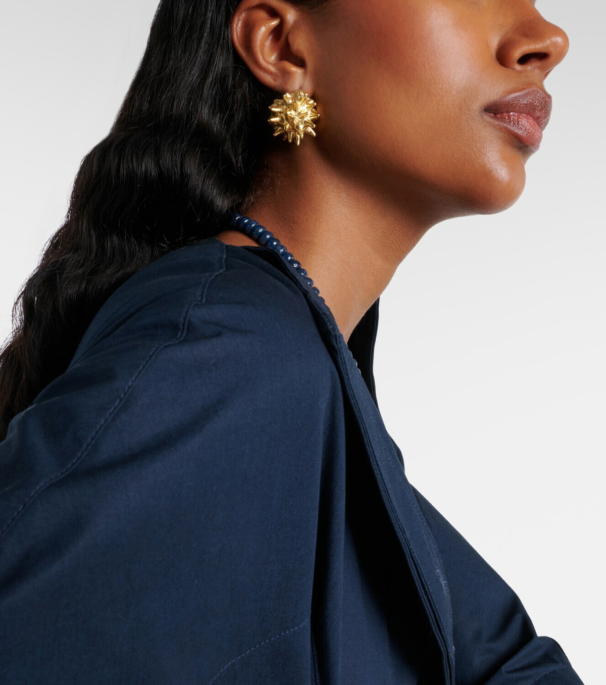 Ysso Sea Urchin 24kt gold-plated earrings