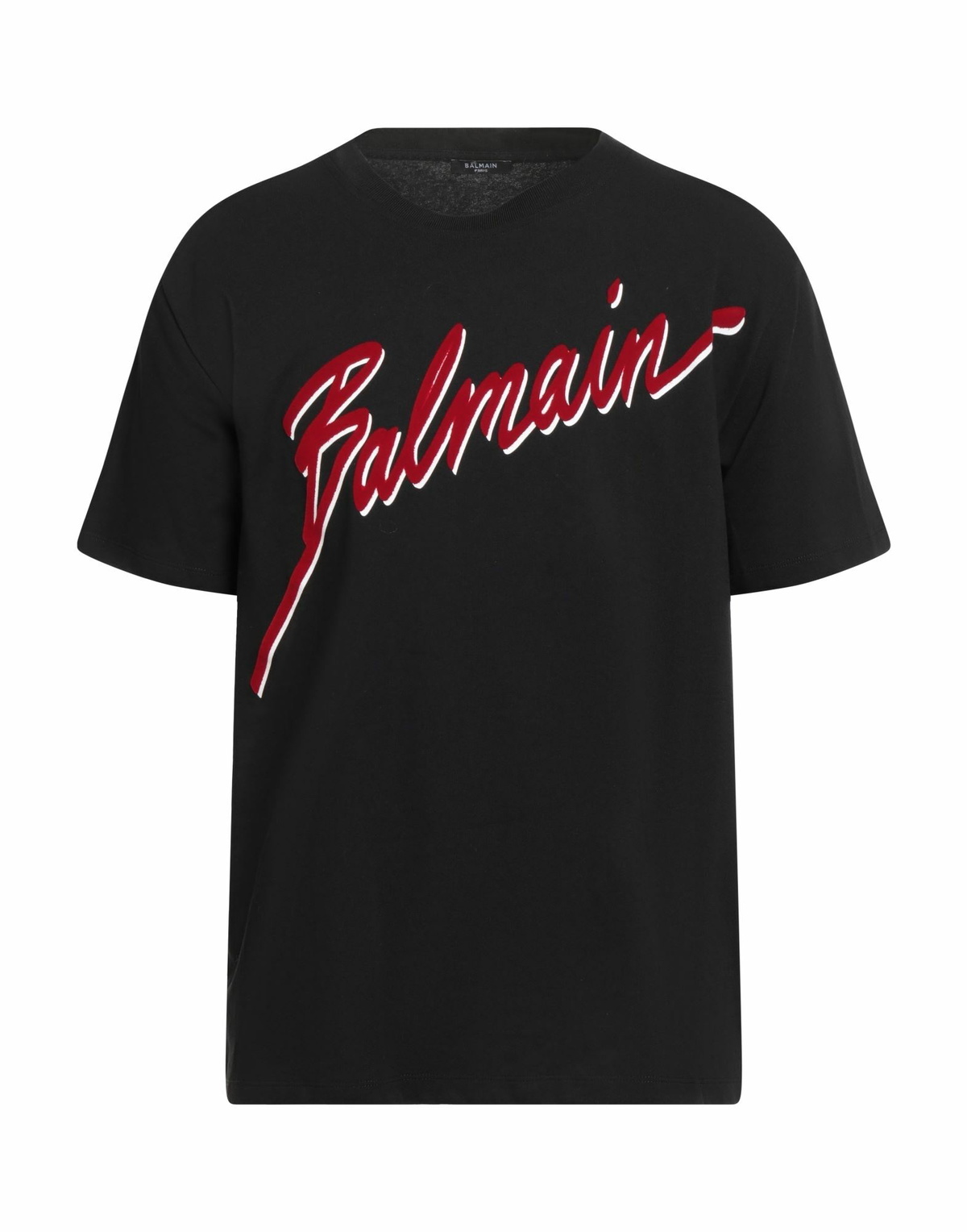Balmain Mens T-shirt in Black