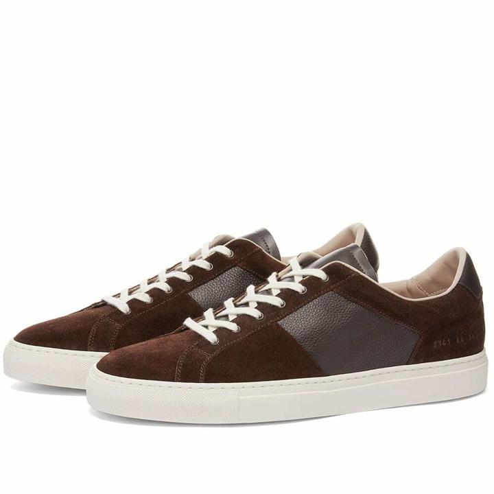 Photo: Common Projects Men's Winter Achilles Suede Sneakers in Brown