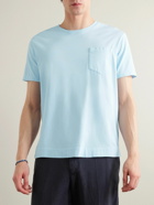 Boglioli - Garment-Dyed Cotton-Jersey T-Shirt - Blue