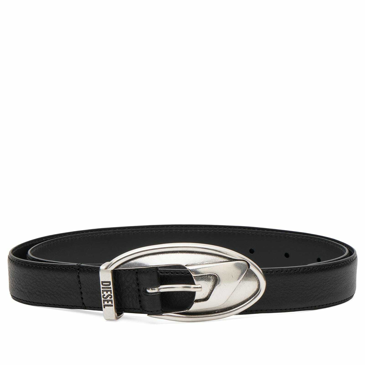 Diesel Men's Western Buckle Belt in Black