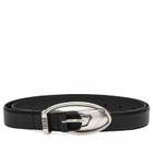 Diesel Men's Western Buckle Belt in Black