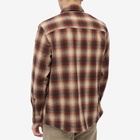 NN07 Men's Hans Check Shirt in Brown Check