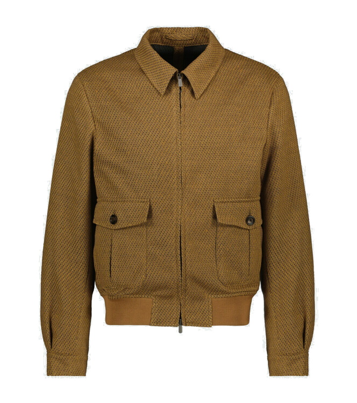 Photo: Lardini - Structured blouson jacket
