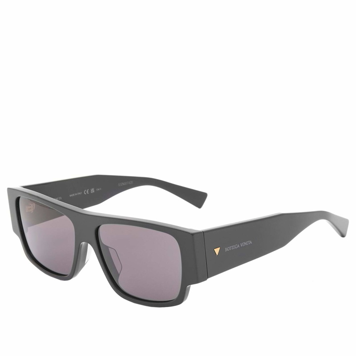 Photo: Bottega Veneta Eyewear Men's Bottega Veneta BV1286S Sunglasses in Black/Grey 