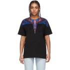 Marcelo Burlon County of Milan Black and Pink Wings T-Shirt